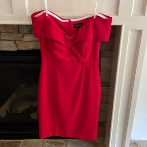 XSCAPE- Eye-catching Cocktail Dress- Women Size 8- Red